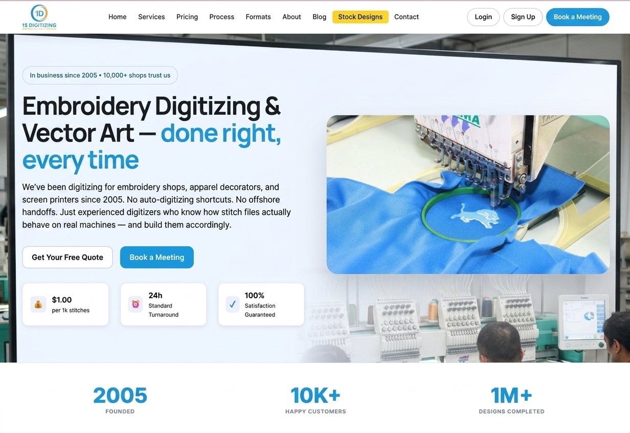 1 Dollar Digitizing Store